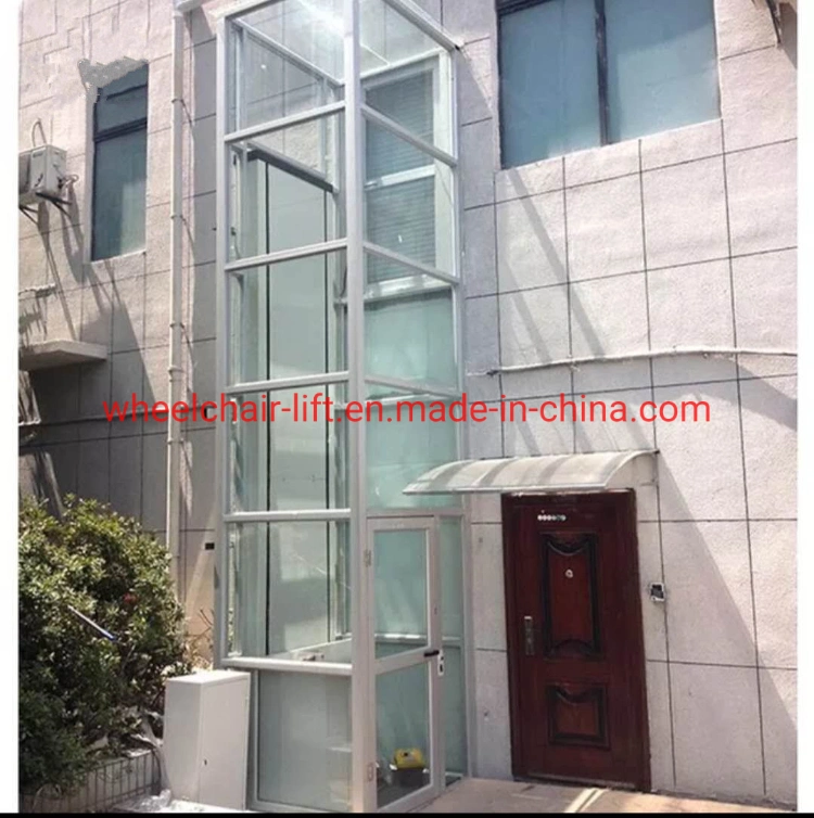 Hydraulic Villa Elevator Home Lift with Shaft Cover