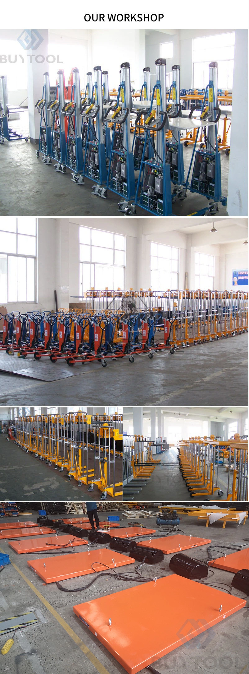 1 Ton Fixed Roller Scissor Lift Electric Hydraulic Fixed Scissor Lift Table with Bellow Covers