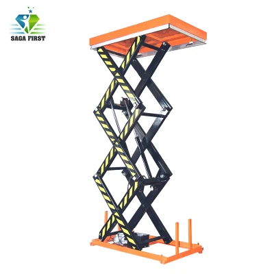 Elevador hidráulico de mesa elevatória de tesoura dupla 2.000 kg